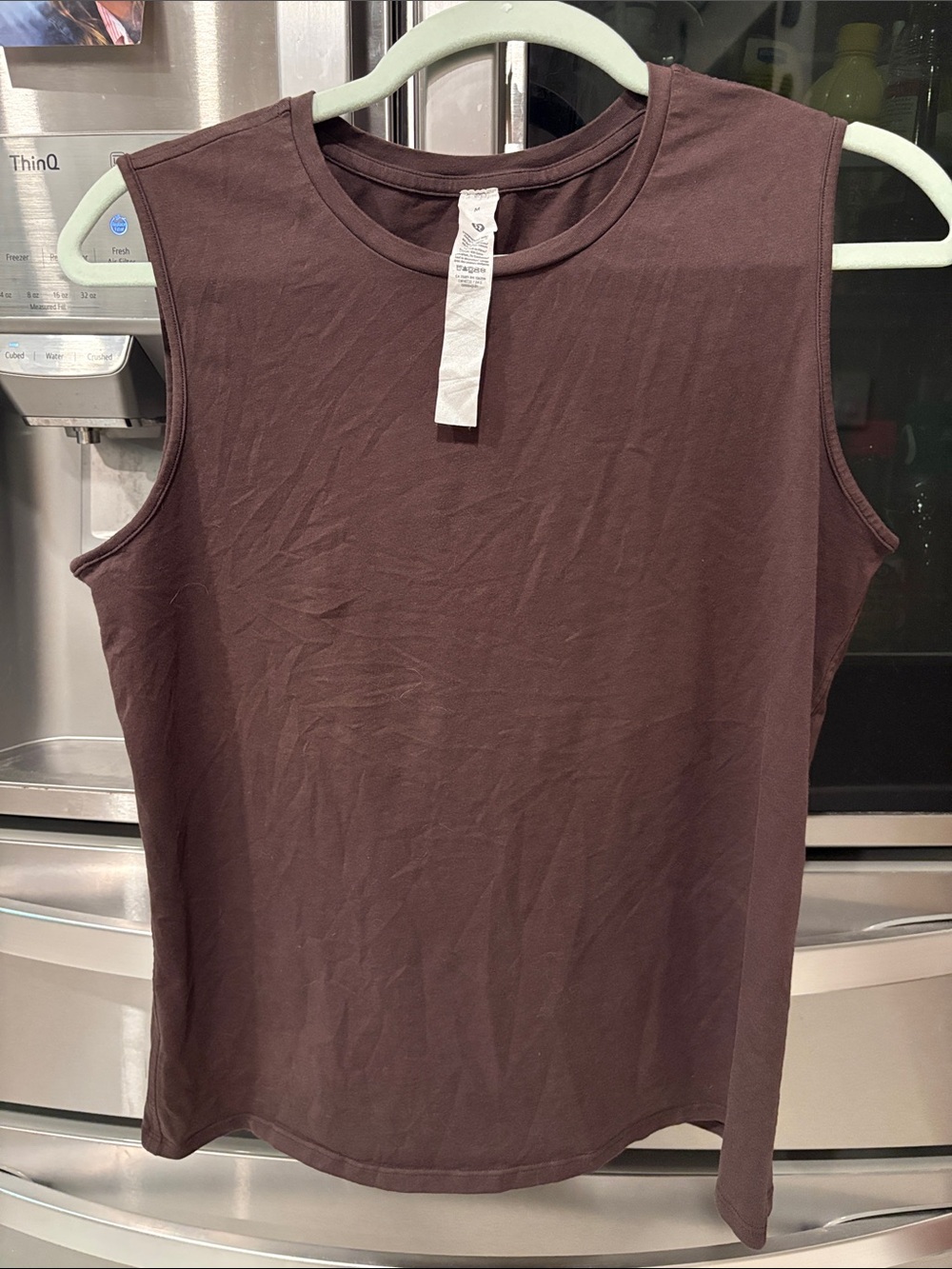 lululemon athletica Sleeveless Crewneck Tank Top - Brown -Medium